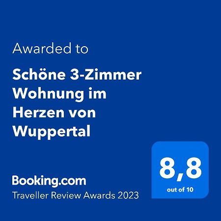 Schoene 3-Zimmer Wohnung Im Herzen Von Wuppertal Dış mekan fotoğraf